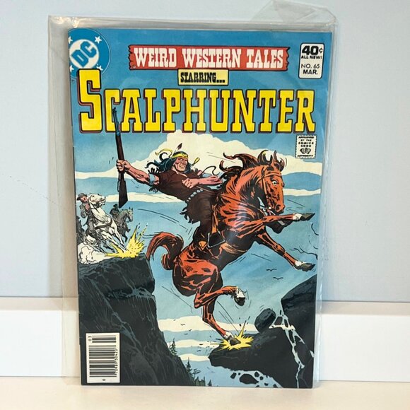 Weird Western Tales #65 - Scalphunter (DC, 1980) Vintage Comic Book - Picture 1 of 5